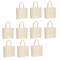 Multipack Heavy Canvas Twill Convention Bag | Reusable Blank Party Favor Tote Bags for Daily Use | Raheev®